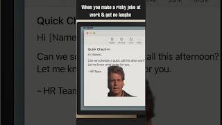 When you make a risky joke at work... & no laughs #officelife #cringeatwork #cringe