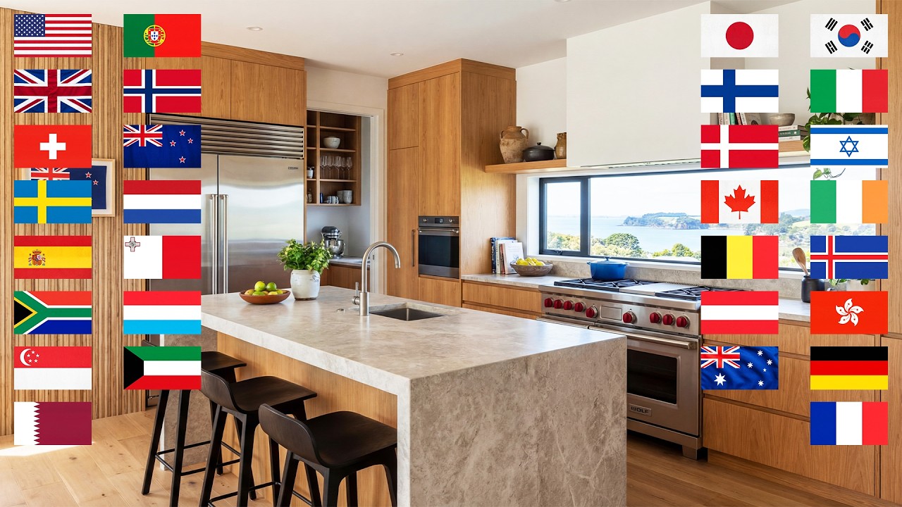 Which country's decor style would you choose for your Kitchen?