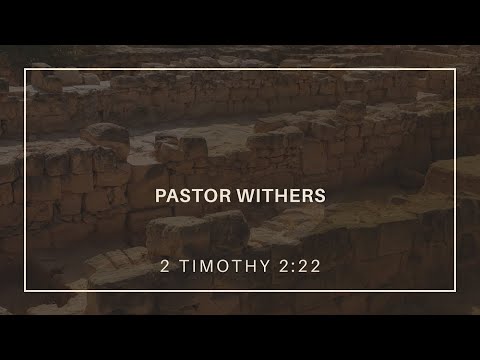 Pastor Withers (1/3/2021)
