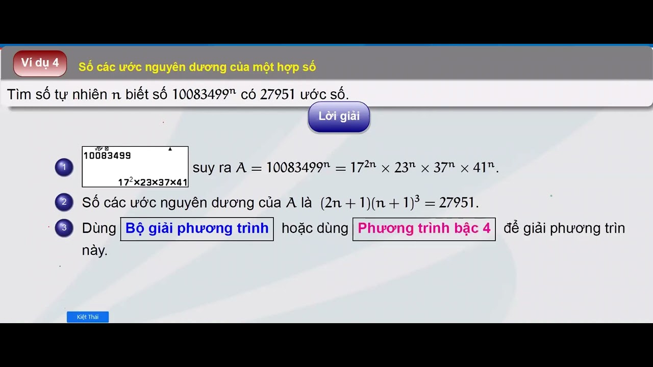 Ôn thi HSG máy tính cầm tay chủ đề Ước, UCLN, BC ( cấu Trúc - TP HCM)