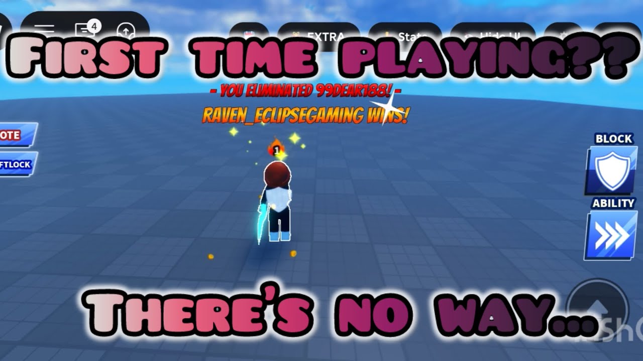  First time playing blade ball! Roblox ￼why is this so hard????