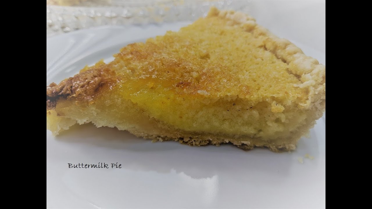BUTTERMILK PIE AIR FRYER What to do with leftover buttermilk? - YouTube