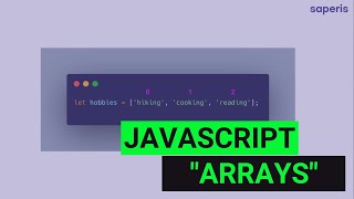 JavaScript for Beginners - Arrays by saperis 2,863 views 1 year ago 5 minutes, 59 seconds