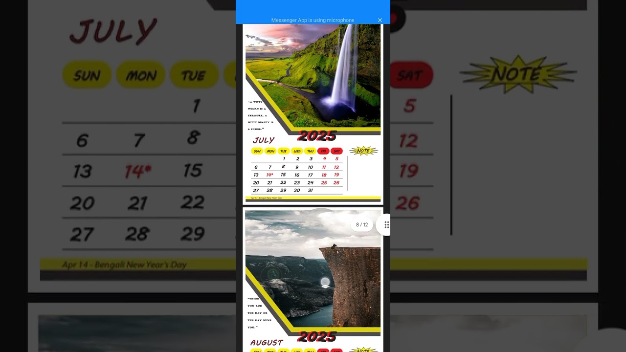 2025 Calendar Design. #music #art #synthwave #love #electronicmusic #graphicdesign #thumbnail