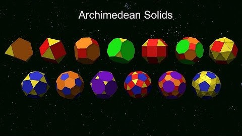The Archimedean Solids