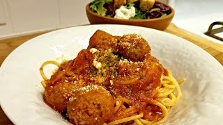 Easy Spaghetti and Meatballs  Slow Cooker Meatballs