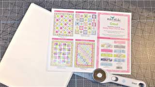 Riley Blake Cricut Quilt Kit Cutting