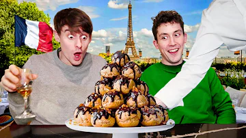 Brits try Michelin-Star French desserts!