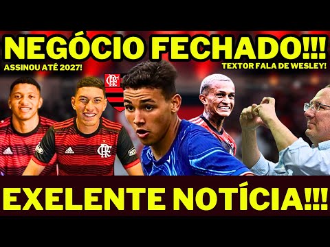 NEGÓCIO FECHADO! FLAMENGO ASSINA CONTRATO COM LATERAL! VENÊ E AS ÚLTIMA NOTÍCIAS DO FLAMENGO HOJE