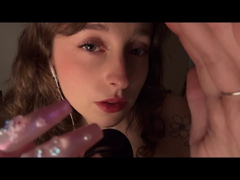 ASMR soft breathy mouth sounds with mic blowing 