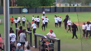 The Prediction and The Epic Call by Announcer Clarence Jones - Torian Bunkley Walk-Off Home Run
