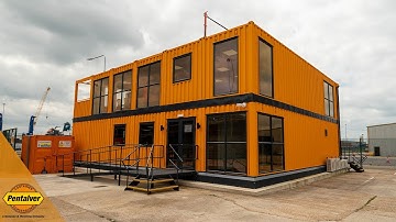 How We Made our Shipping Container Office - Pentalver Southampton
