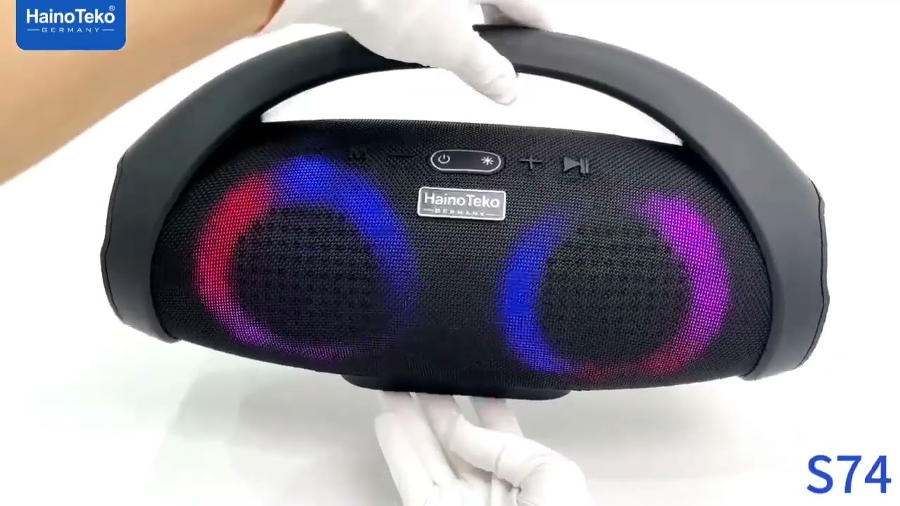 Hainoteko S74 Bluetooth Speaker With Fm Radio, Usb, Memory