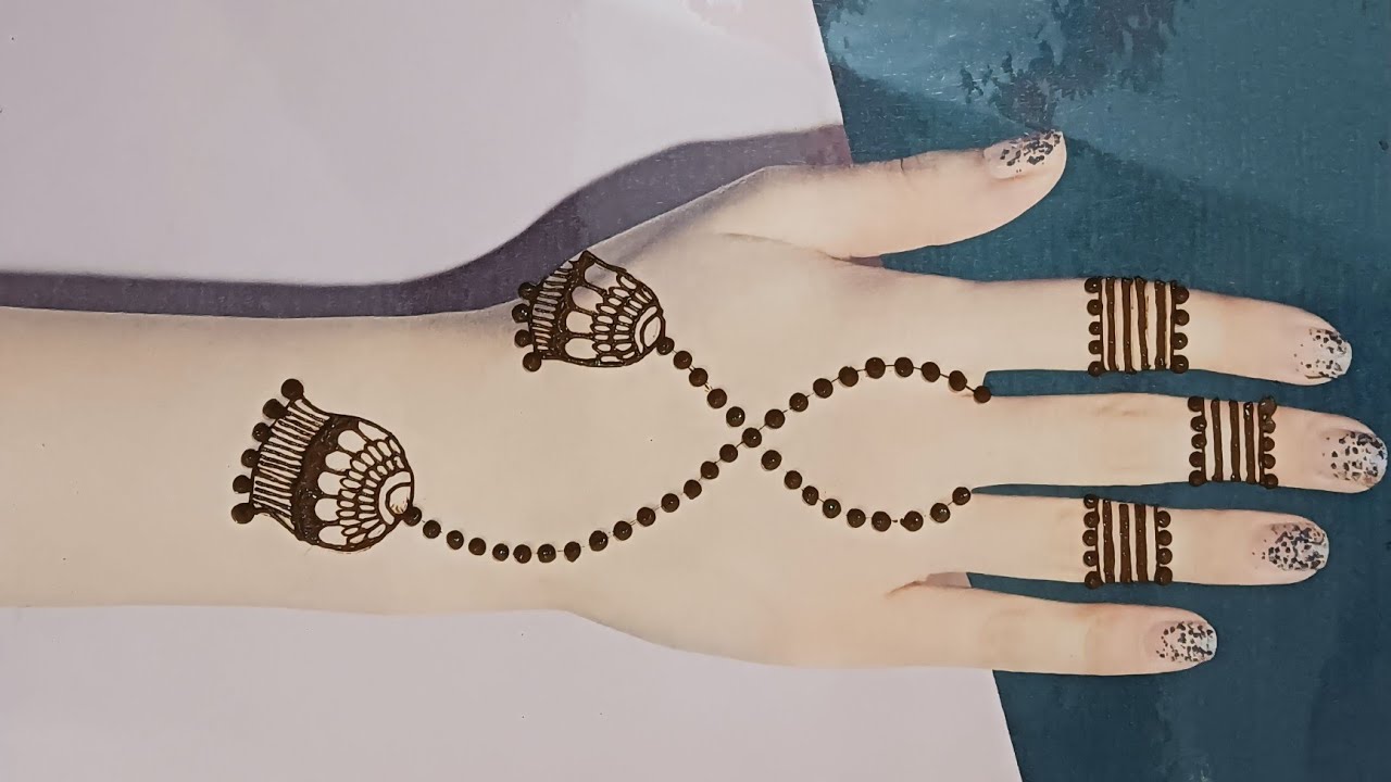 Very Beautiful Backhand Mehndi Design😍 | Simple And Easy Mehndi Design ...