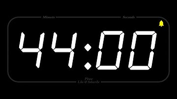 44 MINUTE - TIMER & ALARM - Full HD - COUNTDOWN