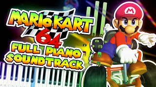 Mario Kart 64 - Full Piano Soundtrack Synthesia