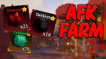 Best Way To AFK Farm Ore, EXP and Money in The Forge