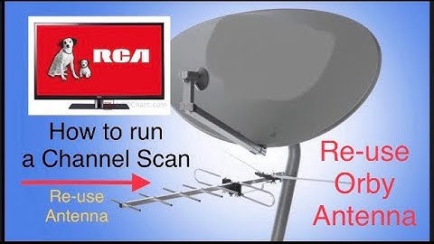 How to Run a Channel Scan on an RCA Television | Get Free Local Channels with your Orby Antenna