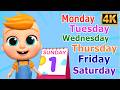 Days of the Week for Kids Baby Learning Songs and Rhymes