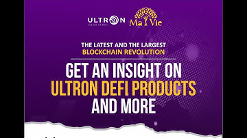 HOW TO MAKE MONEY ON ULTRON / MAVIE BLOCKCHAIN PROJECT WEBINAR