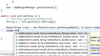 Android Application Development Tutorial   166   Relating Context with the Widget Manager   YouTube