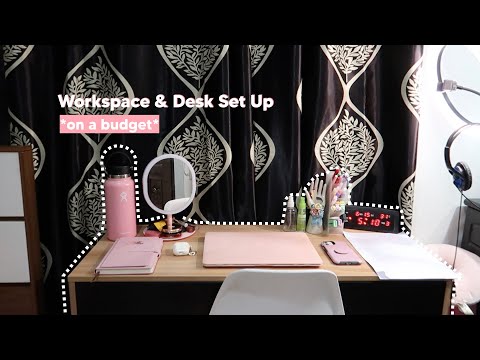 work from home desk set up 2021 *online esl tutor* ft. Shopee (Philippines)