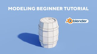 GAME ASSET BEGINNER TUTORIAL  Modeling In Blender (Part 1/5)