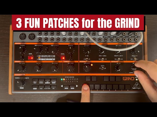 Behringer Grind Synth: 3 Fun Modular Patches You Need to Try