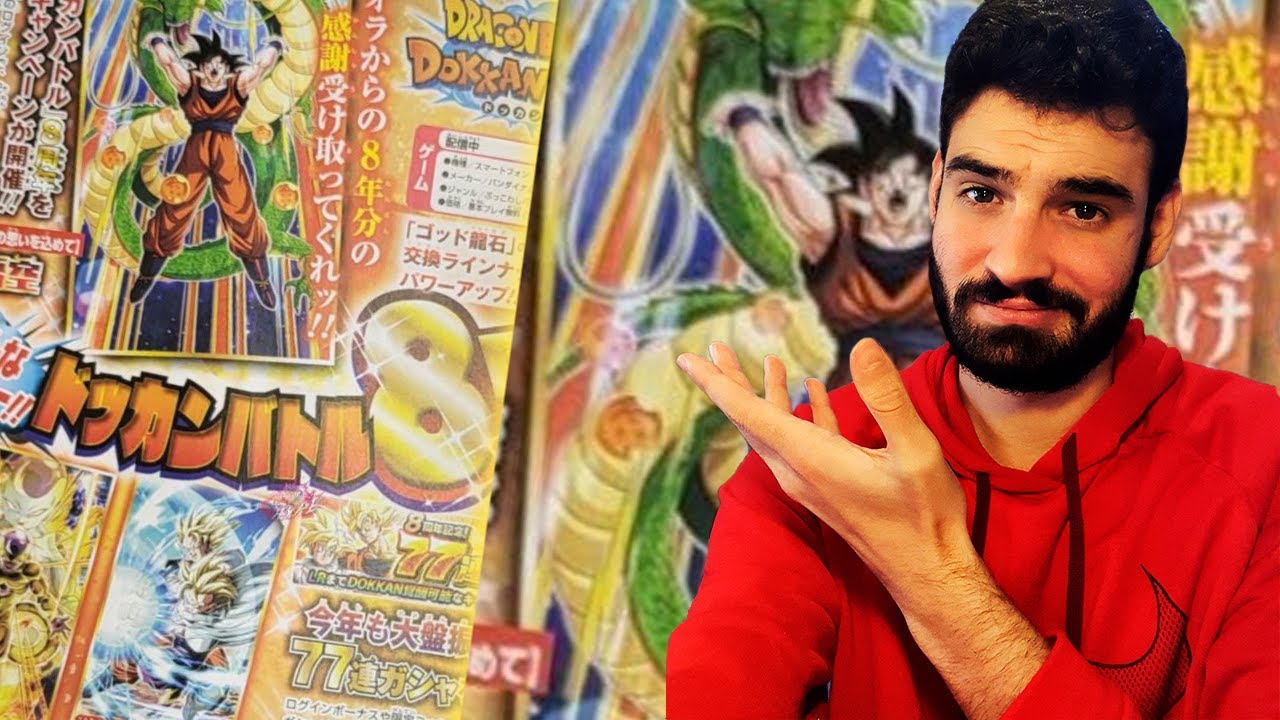 SCAN DEL 8 ANIVERSARIO! PERSONAJE F2P Y MULTI CON 3 LR GRATIS - DBZ