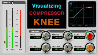 Visualizing compressor knee - Hard knee vs. soft knee screenshot 5