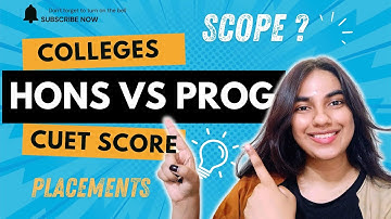 Honours Vs Programme 🤯New education policy of DU #cuet2025 #du #cuetresult  #safescore#updates #fyp