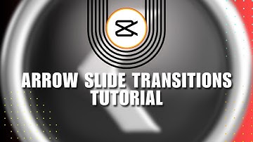😍 SIMPLE: CapCut PC | Arrow Slide Transitions Tutorial | for Dummies