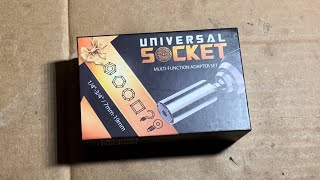 Unboxing and review of universal socket multi-function adapter set!