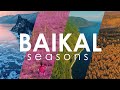 Best of Baikal Lake 4 seasons Aerial cinematic / Времена года. Байкал с высоты птичьего полета