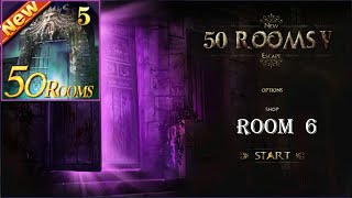 New 50 Rooms Escape V level 6 walkthrough.