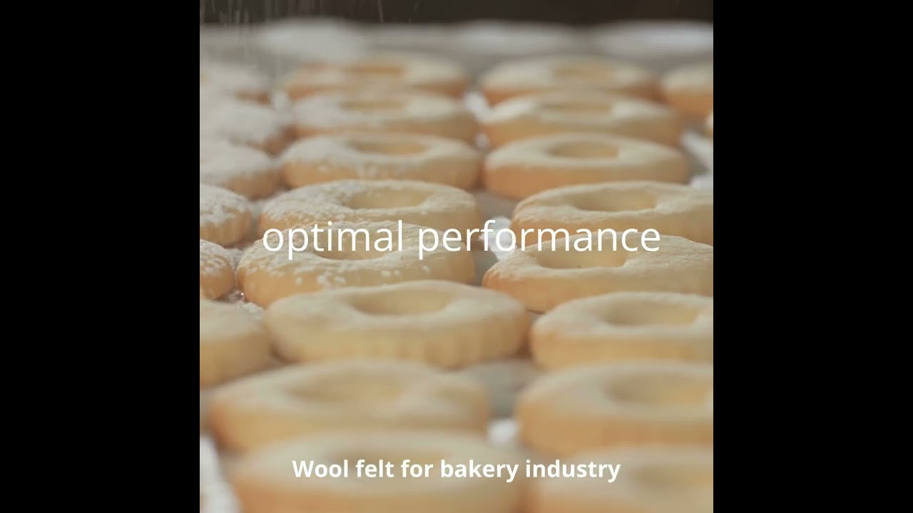 wool felt for bakery industry