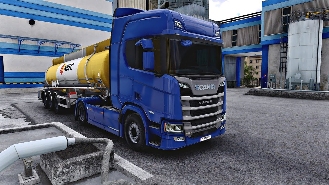 SULPHURIC ACID DELIVERY GONE WRONG… ENDLESS TRAFFIC STOPS! #eurotrucksimulator2 