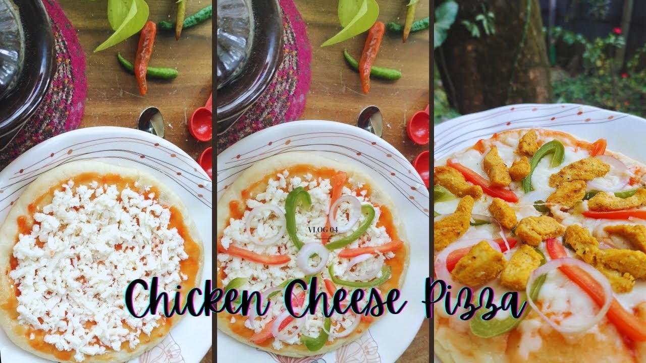 Pizza in a Pressure Cooker!! | Chicken cheese pizza