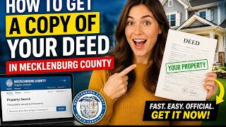 How to get a copy of your deed in Mecklenburg County