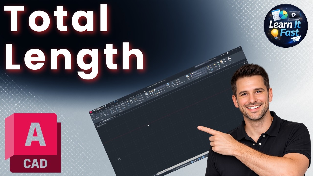 Total Length How to Sum Total Length of Multiple Lines in AutoCAD (2026 Updated ...