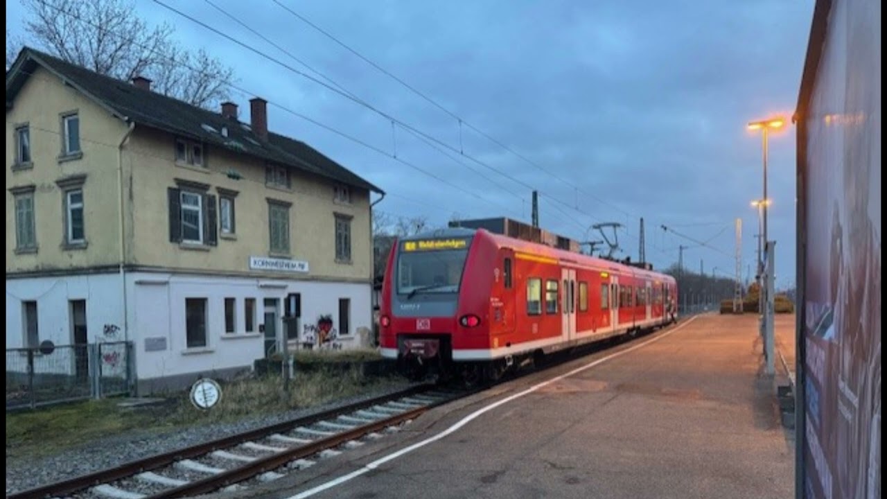 ET 426 Anfahrsound mit Schleudern + Ansage