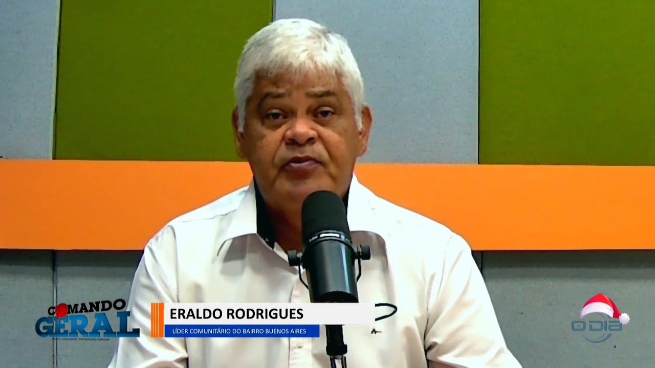 Entrevista com Eraldo Rodrigues no programa Comando Geral 27 11 2023