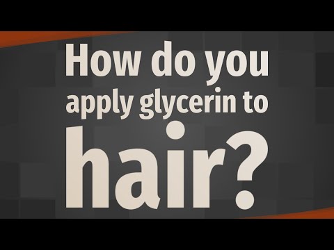 Video: 4 måter å påføre glyserin på håret ditt
