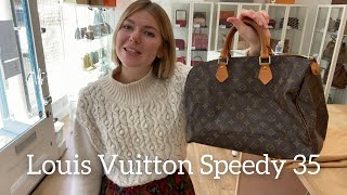 WHAT'S IN MY HANDBAG?!, Louis Vuitton Speedy 35