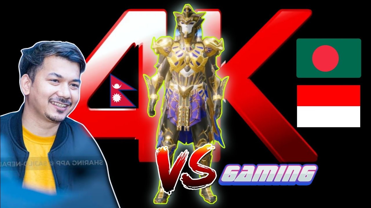 4k Gaming Nepal Vs Indonesian Streamer , Bangladesh Streamer 4k gaming nepal vs 3 Streamer 🤓