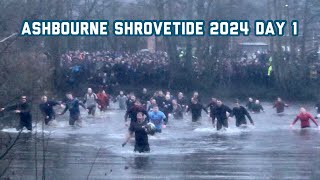 Ashbourne Shrovetide football 2024 raw footage! | Day 1 | 13th February |