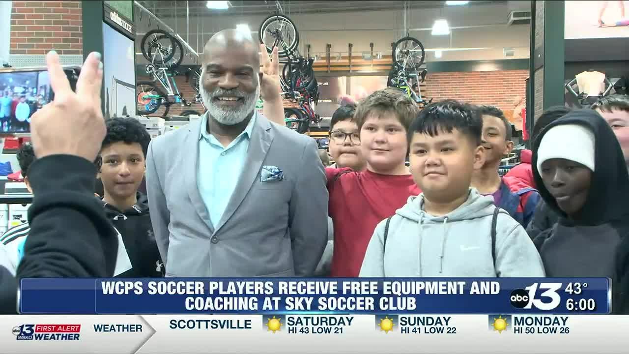 66 Warren Elementary Students Receive Free Soccer Gear and Coaching at SKY Soccer Club