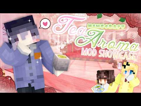 Minecraft: Mod Showcase - TEA AROMA MOD! ♡ Ouran Highschool Host Club Parody! roleplay + cooking! 🌹
