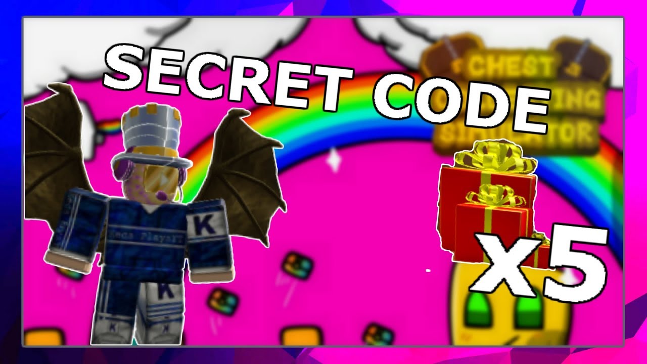 *OP* SECRET CODE In Chest Collecting Simulator! (Roblox) YouTube