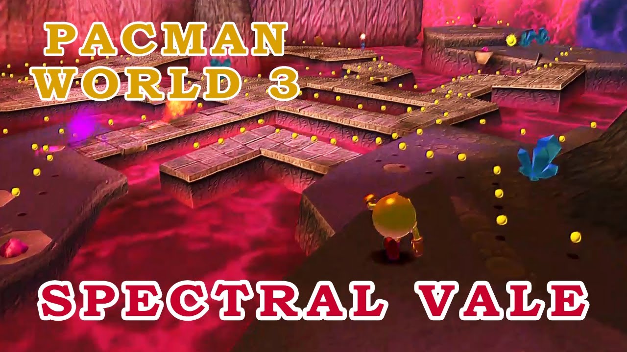 PSP | PACMAN WORLD 3 - THE SPECTRAL VALE [STAGE 5] - YouTube